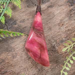 Rhodonite Small Freeform Pendant (CB269)