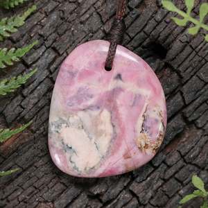 NZ Rhodonite Small Freeform Pendant (BX870)