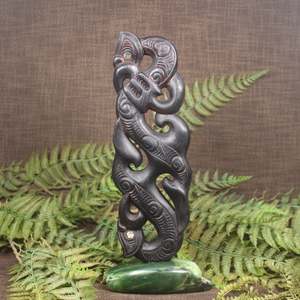 NZ Wood Manaia Sculpture (CC227)