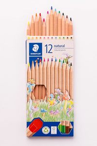 Individual: Staedtler Natural Coloured Pencils, Assorted Colours (Pack of 12)