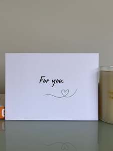 For you (Complimentary card)