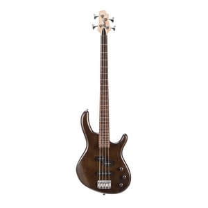 Cort Action PJ 4 String Bass w/ Gig Bag – Open Pore Walnut