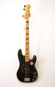 Squier Classic Vibe ’70s Precision Bass – Black w/ Maple Neck