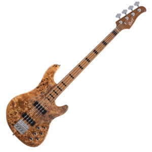 Cort GB-Modern 4 String Bass w/ Gig Bag – Open Pore Vintage Natural