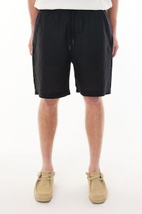 Men S Bottoms: Lin-In Relax Short | Black