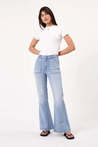 East Coast Flare | Faded Blue