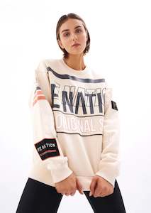 Womens Outerwear: Westbrook Sweat | Pearled Ivory