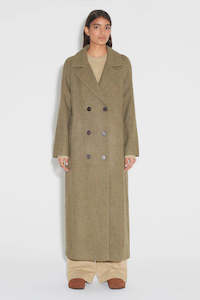 Womens Outerwear: Burnie Coat | Mossy Green