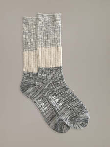 Just Another Fisherman: Port Socks - Green/Beige/Dark Grey