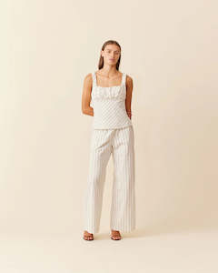 RUBY Mickey Top | Coffee Cream Stripe