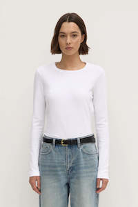 Womens Assembly Label: ASSEMBLY LABEL Lyla Long Sleeve | White