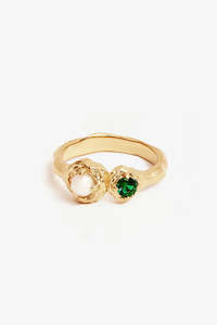 By Charlotte: BY CHARLOTTE Moonlit Tides Ring | Gold