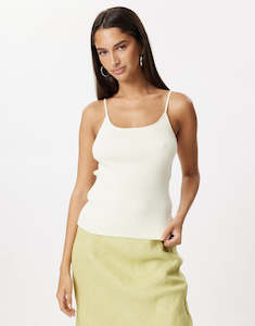 ASSEMBLY LABEL Tamsin Cotton Knit Tank | Cream