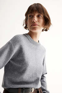 Women S Knits Jerseys: ELKA COLLECTIVE Rhyder Knit | Charcoal Marle