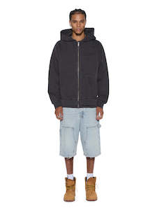 Womens Ksubi: KSUBI Intruder Ekcess Hoodie | Faded Black