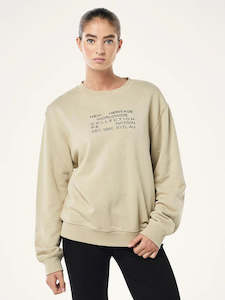 New Womens: P.E NATION Lamont Sweater | Biscuit