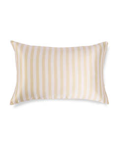Accessories 1: HOMMEY Silk Pillowcase | Biscotti Stripes