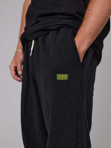 JUST ANOTHER FISHERMAN Stewart Trackpants | Black