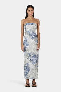 OWNLEY Keke Midi Dress | Botanic Denim