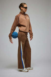Women S Pants Denim: ARAMINTA JAMES Vici Trackpant | Toasted Pecan