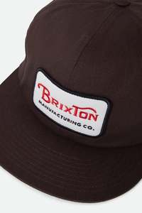 Brixton: BRIXTON Grade Snapback | Pinecone Brown