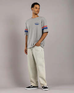 Brixton: BRIXTON Ford Truck Country Tee| Heather Grey