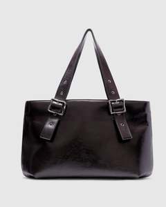 Brie Leon: BRIE LEON Everyday East-West Weekender | Burnt Coffee