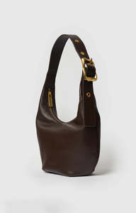 BRIE LEON Everyday Croissant Bag | Chocolate