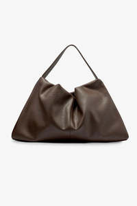 Brie Leon: BRIE LEON Harlow Slouch Tote | Choc Nappa