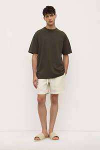 ASSEMBLY LABEL Tide Linen Short | Limestone
