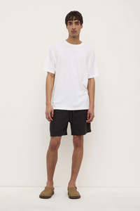 ASSEMBLY LABEL Tide Linen Short | Black