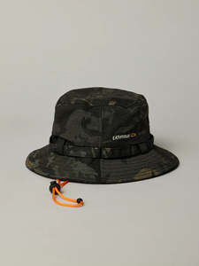 Mens Accessories: J.A.F Mini Kids Wide Brim | Black Camo