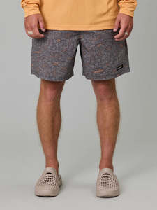 Just Another Fisherman: J.A.F Volley Shorts | Charcoal Digi Camo