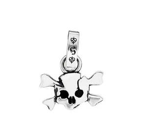 Stolen Girlfriends Club Jewellery: STOLEN GIRLFRIENDS CLUB Jolly Roger Charm | Silver