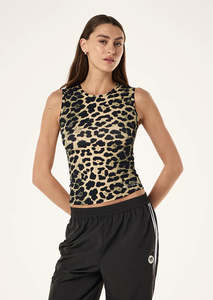 New Womens: P.E Nation Foundation Muscle Tank | Leopard