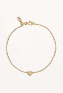 By Charlotte: BY CHARLOTTE Blooming Heart Bracelet | Gold