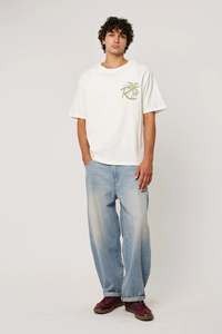 Men S Tops Shirts: ROLLA'S Ezy Palms Tee | Vintage White