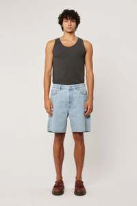 ROLLA'S Ezy Short Prowler | Bleached Vintage Blue