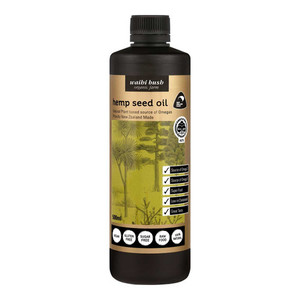Waihi Bush Hemp Seed Oil 250ml or 500ml - The Health