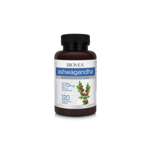 Products: Biovea Ashwagandha,570mg, 120 Vege Tabs - The Health