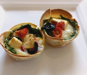 Quiche Cups - The healthy lunchbox