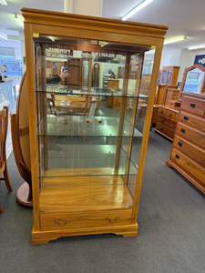Products: Avenue Furniture - solid rimu display cabinet The Heart Of Rimu Furniture co