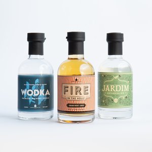 WODKA, Jardim & Fire Tasting Pack 3x 200ml - The Heke