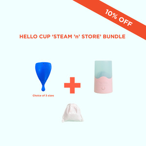 All: Hello Cup High Cervix Steam 'N' Store Bundle