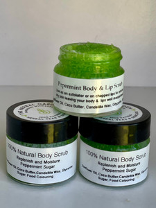 Products: Peppermint Body Scrub The Herbal Garden NZ