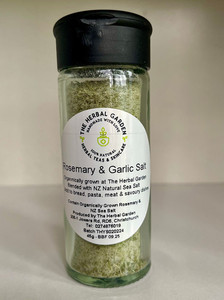 Products: Rosemary & Garlic Herbal Salt The Herbal Garden NZ