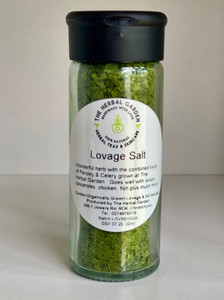 Products: Lovage Salt - A Bold Savory Herbal Seasoning The Herbal Garden NZ