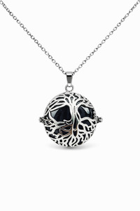 Products: Essential oil necklace diffuser with lava stone