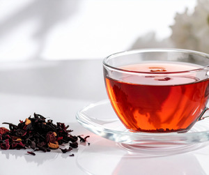 Products: Hawthorn, Hibiscus & Strawberry Herbal Tea (heart) 90gm