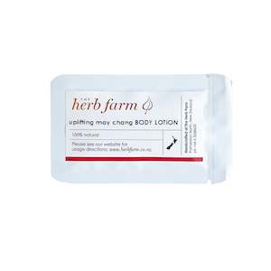 The Herb Farm: Uplifting May Chang Body Lotion Sample Sachet